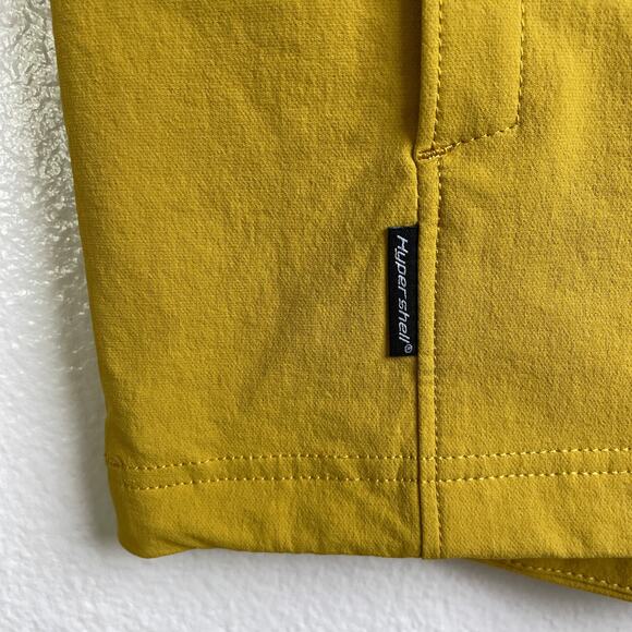 Revolution Race Hypershell Jacket Medium Mens Yellow Outdoors Hiking Full Zip - Picture 5 of 9